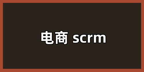 电商 scrm